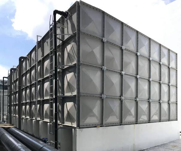 GRP/FRP Water Storage Tank Installation 4
