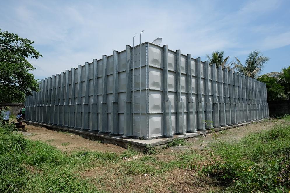 GRP/FRP Water Storage Tank Installation 5