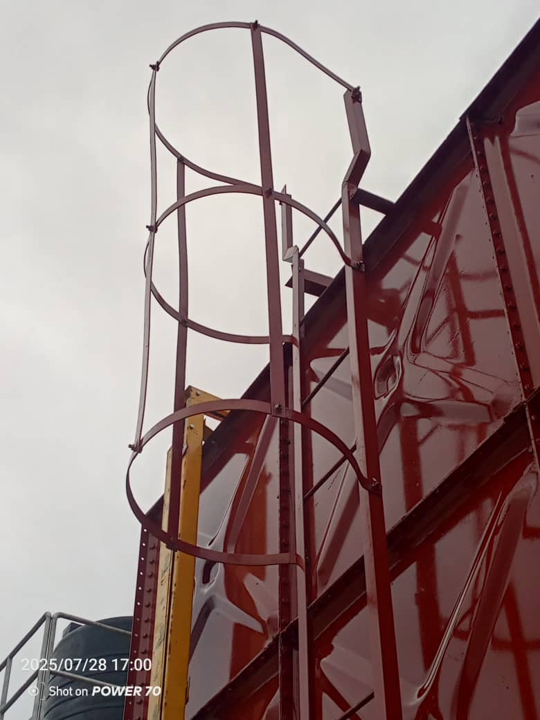 Pressed Steel Water Storage Tank Installation 6